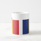 Flagge von Rumänien Kaffeetasse (Mittel)