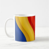 Flagge von Rumänien-Tasse Kaffeetasse (Links)