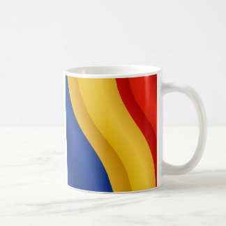 Flagge von Rumänien-Tasse Kaffeetasse