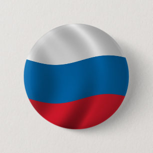 Flagge von Russland Button
