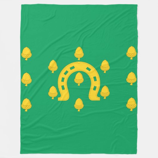 Flagge von Rutland Fleece Blanket (Vorderseite)