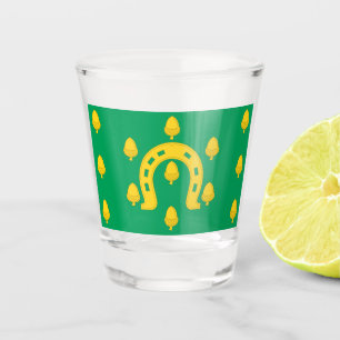 Flagge von Rutland (Landkreis des Vereinigten Köni Schnapsglas