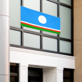 Flagge von Sacha Banner (Äußeres Gebäude)