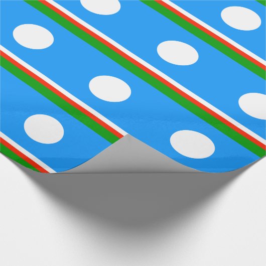 Flagge von Sacha Geschenkpapier (Ecke)