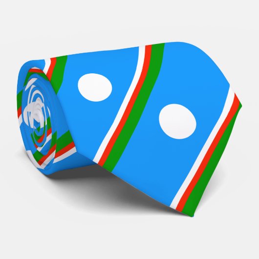Flagge von Sacha Krawatte (Gerollt)