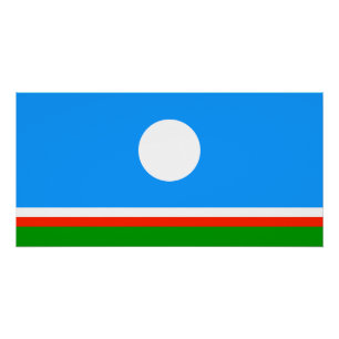 Flagge von Sacha Poster