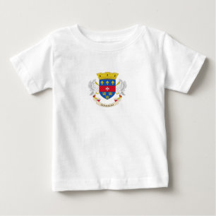 Flagge von Saint-Barthélemy Baby T-shirt