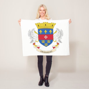 Flagge von Saint-Barthélemy Fleecedecke