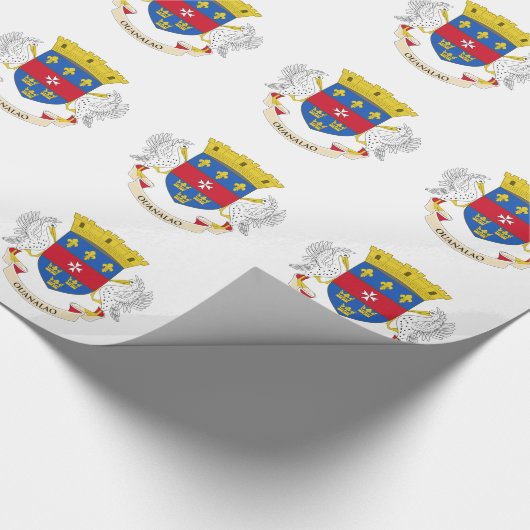 Flagge von Saint-Barthélemy Geschenkpapier (Ecke)