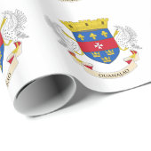 Flagge von Saint-Barthélemy Geschenkpapier (Rolleneckpunkt)