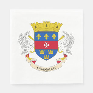 Flagge von Saint-Barthélemy Serviette