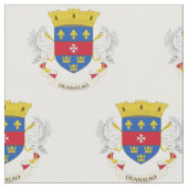 Flagge von Saint-Barthélemy Stoff (Nahaufnahme)
