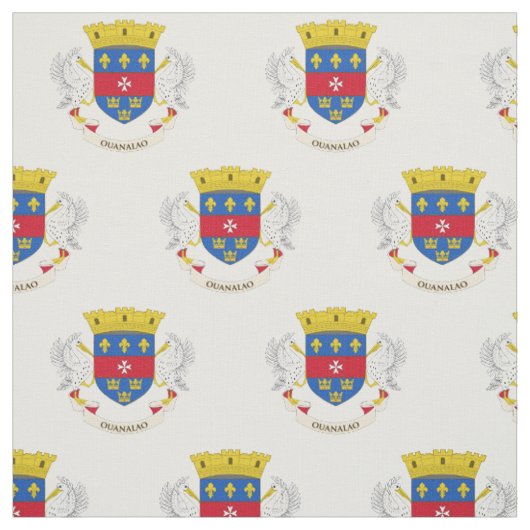 Flagge von Saint-Barthélemy Stoff (Muster)