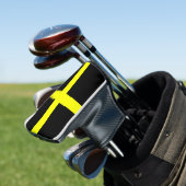 Flagge von Saint-David (Wales) Golf Headcover (In Situ)