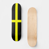 Flagge von Saint-David (Wales) Skateboard (Vorderseite)