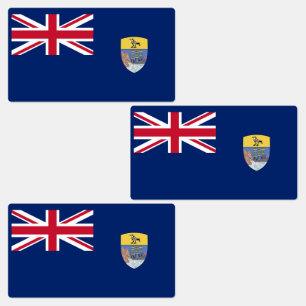 Flagge von Saint Helena Etiketten