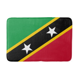 Flagge von Saint Kitts und Nevis Badematte