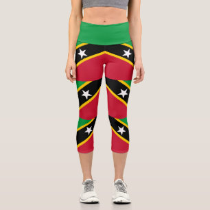 Flagge von Saint Kitts und Nevis Capri Leggings