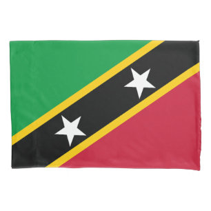 Flagge von Saint Kitts und Nevis Kissenbezug