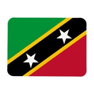 Flagge von Saint Kitts und Nevis Magnet