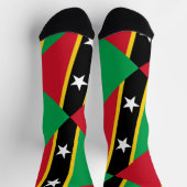 Flagge von Saint Kitts und Nevis Socken (Oben)