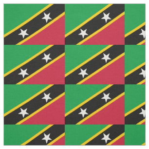 Flagge von Saint Kitts und Nevis Stoff