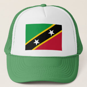 Flagge von Saint Kitts und Nevis Truckerkappe