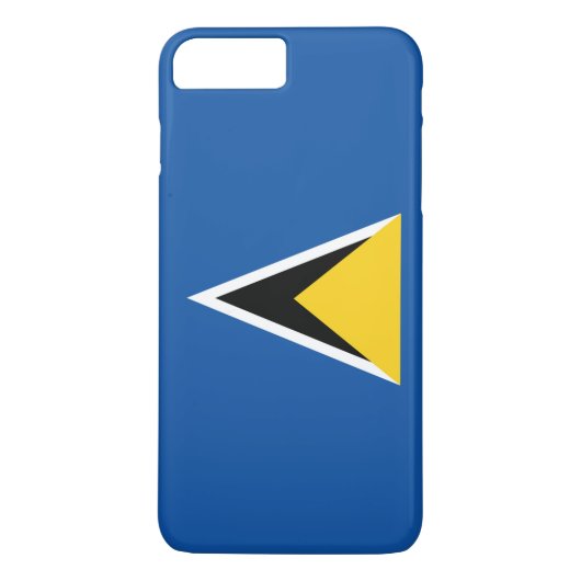 Flagge von Saint Lucia Case-Mate iPhone Hülle (Rückseite)