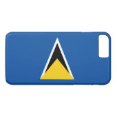 Flagge von Saint Lucia Case-Mate iPhone Hülle (Rückseite (Horizontal))