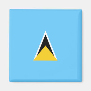 Flagge von Saint Lucia (St. Lucia) (Karibik) Magnet