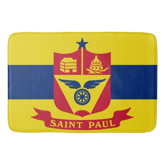 Flagge von Saint Paul (Minnesota) Badematte (Vorderseite)