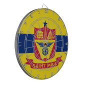 Flagge von Saint Paul (Minnesota) Dartscheibe (Vorderseite Links)