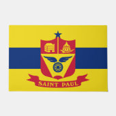 Flagge von Saint Paul (Minnesota) Fußmatte (Vorderseite)