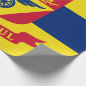 Flagge von Saint Paul (Minnesota) Geschenkpapier (Ecke)