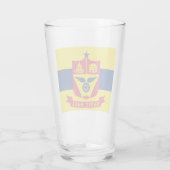 Flagge von Saint Paul (Minnesota) Glas (Rückseite)