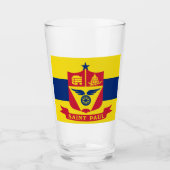 Flagge von Saint Paul (Minnesota) Glas (Vorderseite)