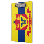 Flagge von Saint Paul (Minnesota) Klemmbrett (Links)