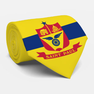 Flagge von Saint Paul (Minnesota) Krawatte