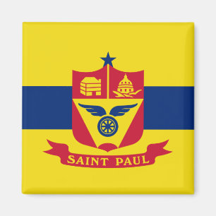 Flagge von Saint Paul (Minnesota) Magnet