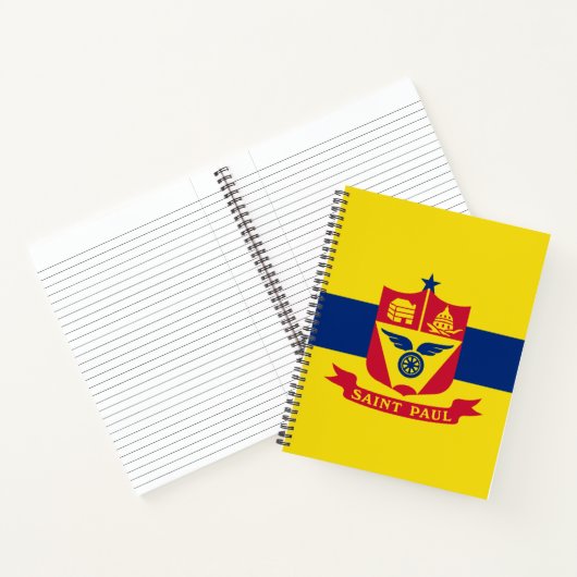 Flagge von Saint Paul (Minnesota) Notizblock (Innenseite)