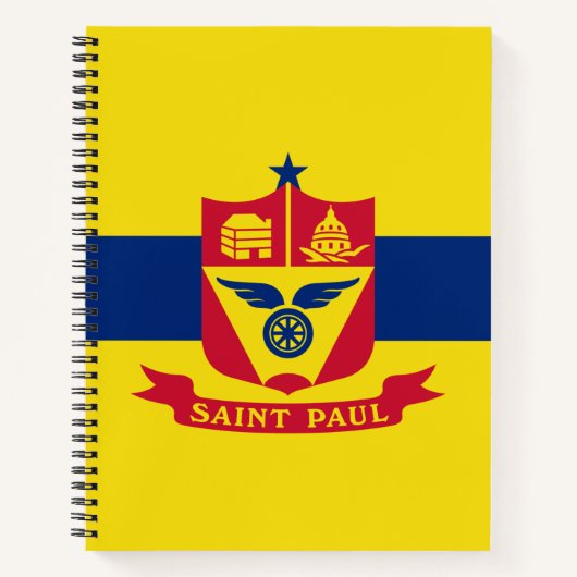Flagge von Saint Paul (Minnesota) Notizblock (Vorderseite)