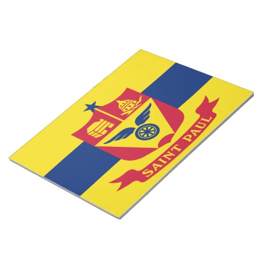Flagge von Saint Paul (Minnesota) Notizblock (angewinkelt)