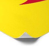 Flagge von Saint Paul (Minnesota) Poster (Ecke)