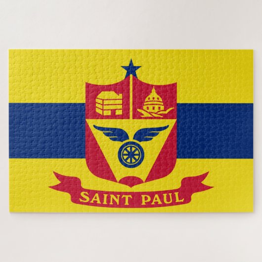 Flagge von Saint Paul (Minnesota) Puzzle (Horizontal)
