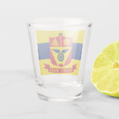 Flagge von Saint Paul (Minnesota) Schnapsglas (Rückseite)