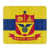 Flagge von Saint Paul (Minnesota) Schneidebrett (Vorderseite)