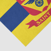 Flagge von Saint Paul (Minnesota) Seidenpapier (Ausschnitt)