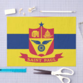 Flagge von Saint Paul (Minnesota) Seidenpapier (Handwerk)