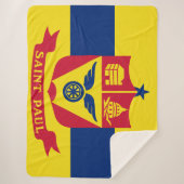 Flagge von Saint Paul (Minnesota) Sherpadecke (Vorderseite)
