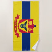 Flagge von Saint Paul (Minnesota) Strandtuch (Vorderseite)